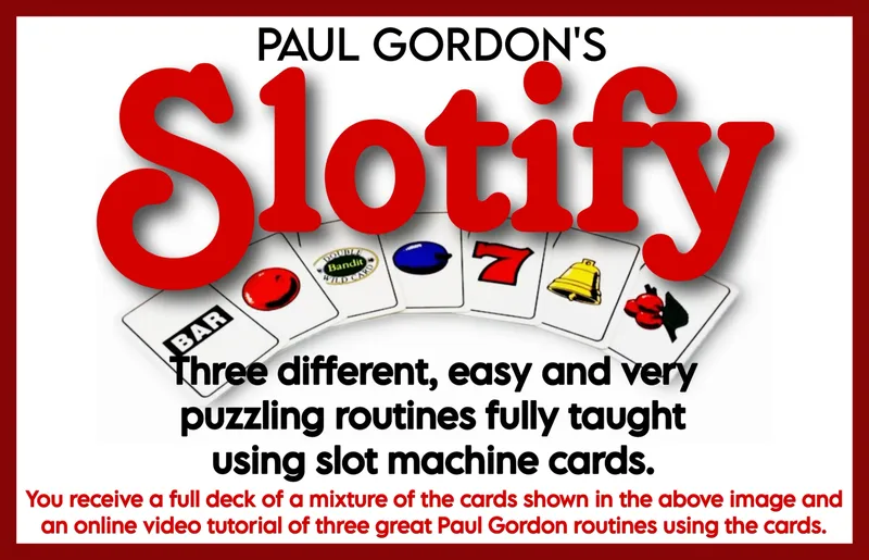 Paul Gordon's Slotify using Slot Machine Cards with fruit symbols